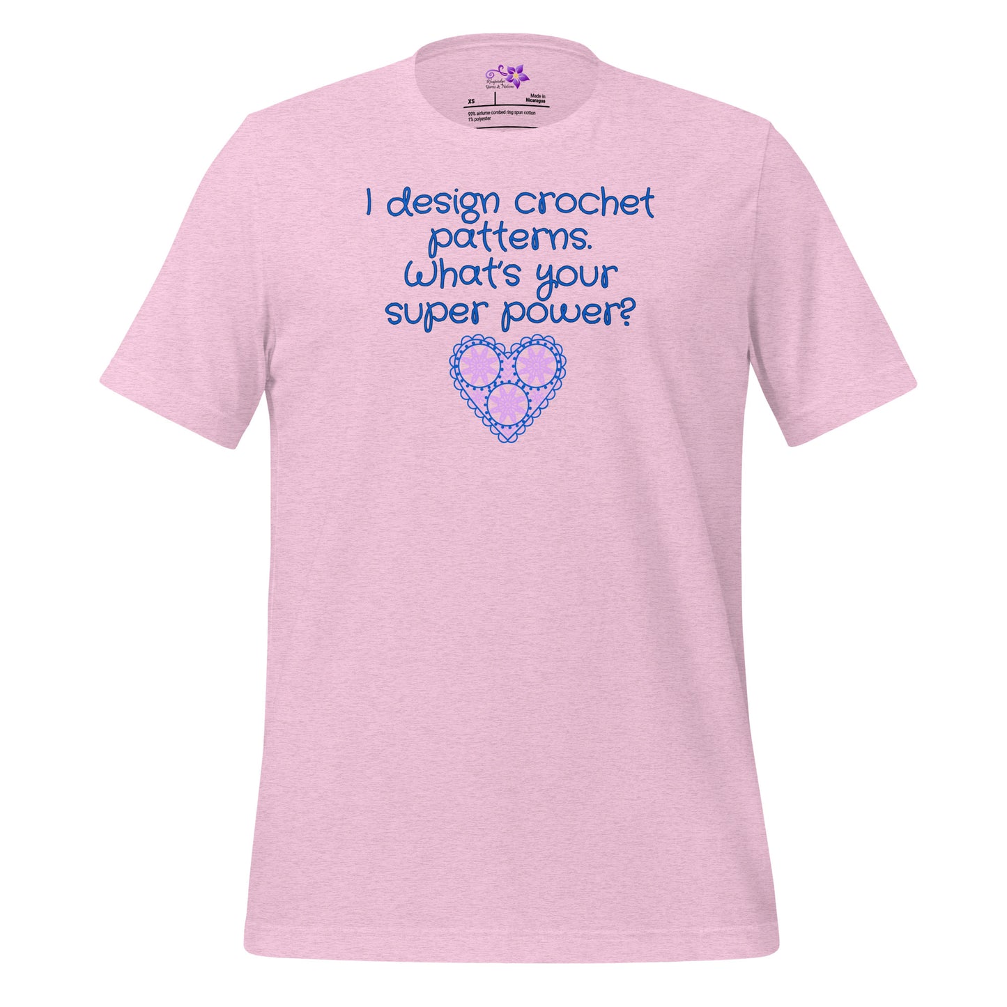 'Crochet Designer' Crew Neck T-Shirt