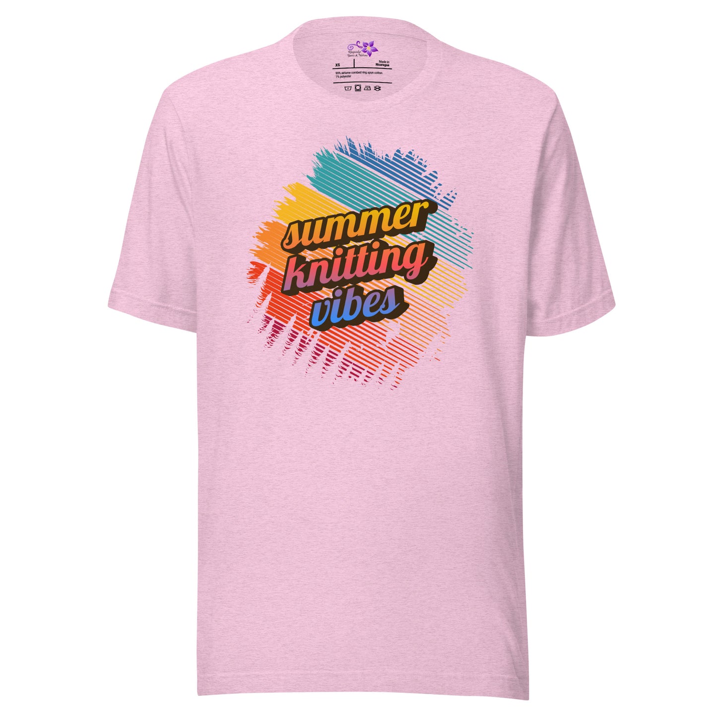 'Summer knitting vibes' Crew Neck T-Shirt