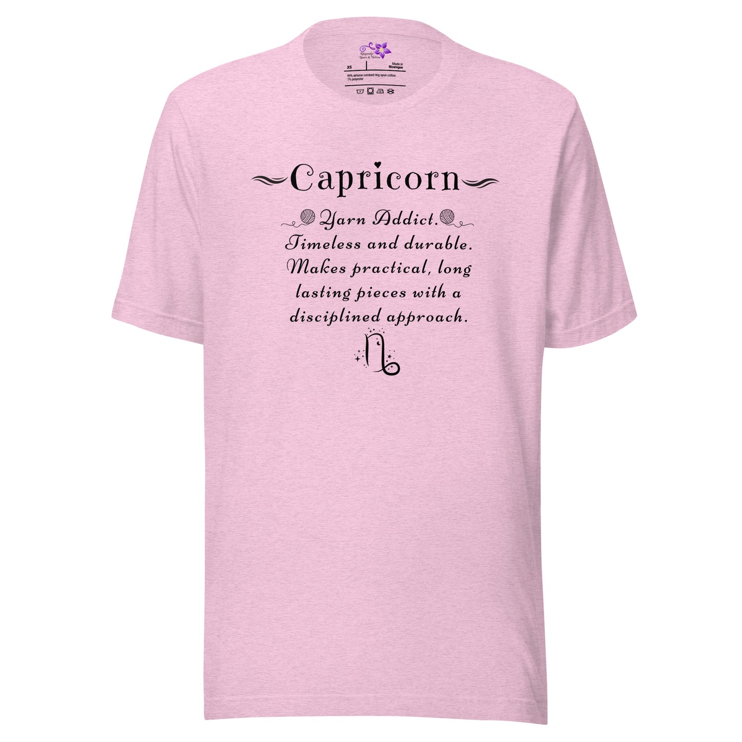 Crafters Zodiac - 'Capricorn' Crew Neck T-Shirt