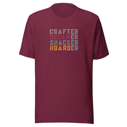 'Crafter / Dreamer' (no border) t-shirt