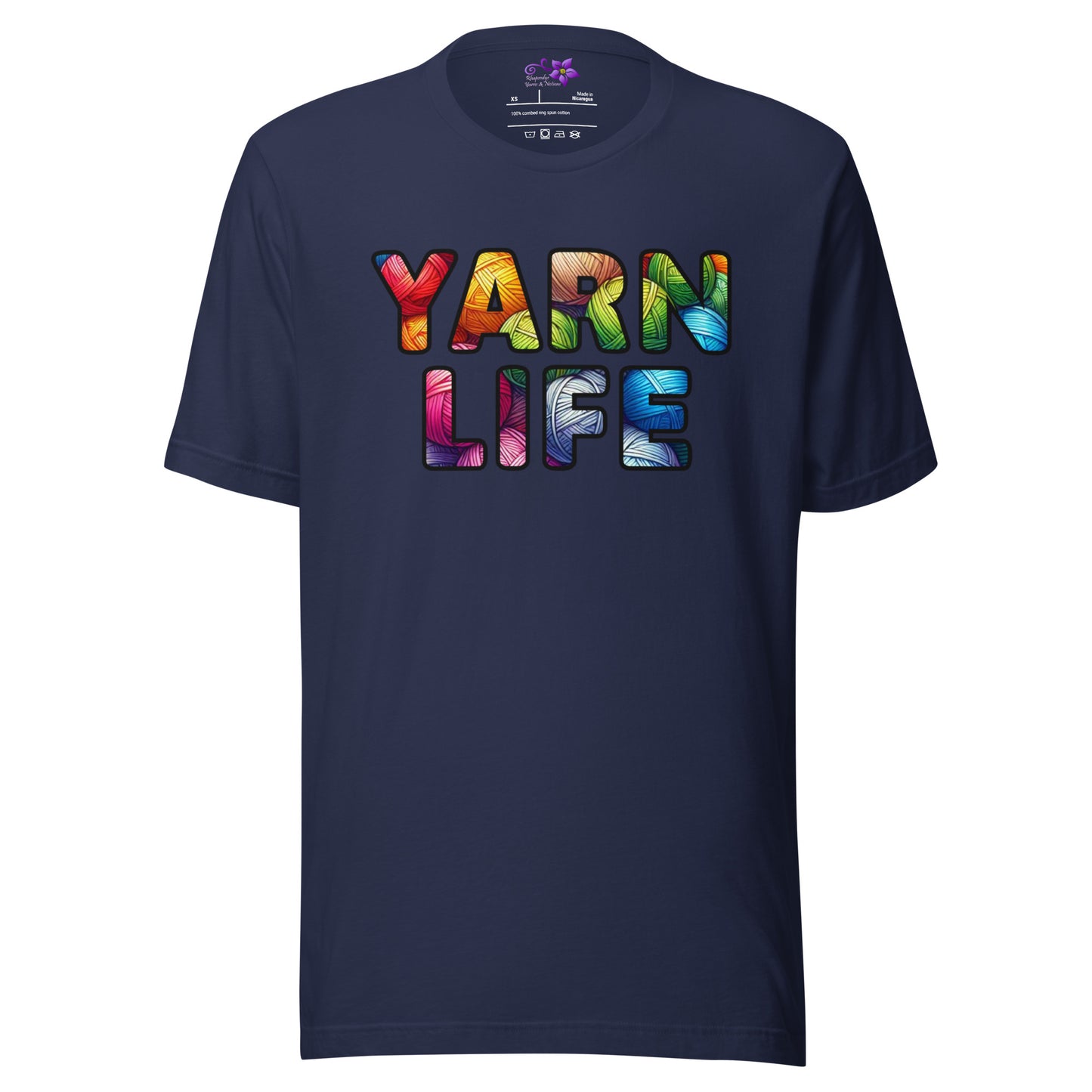 'Yarn Life' Crew Neck T-Shirt