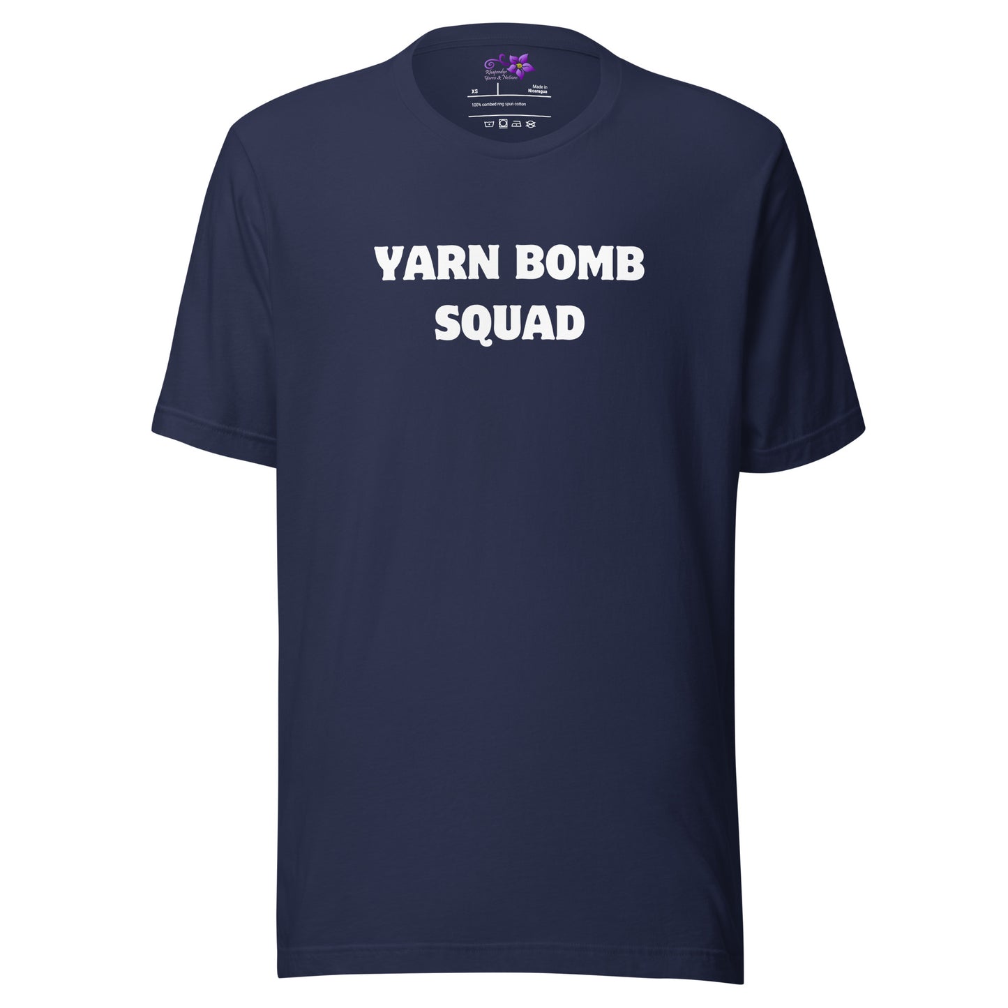 'Yarn Bomb Squad' Crew Neck T-Shirt