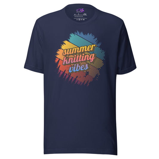 'Summer knitting vibes' Crew Neck T-Shirt