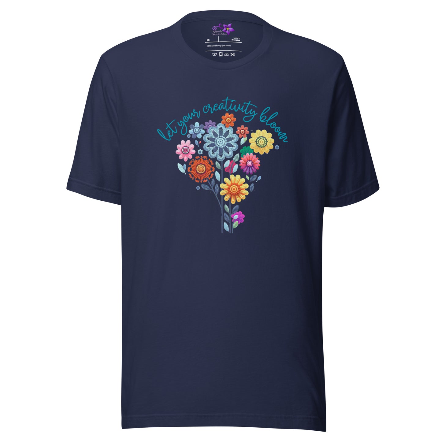 'Creativity - bunch of flowers' Crew Neck t-shirt