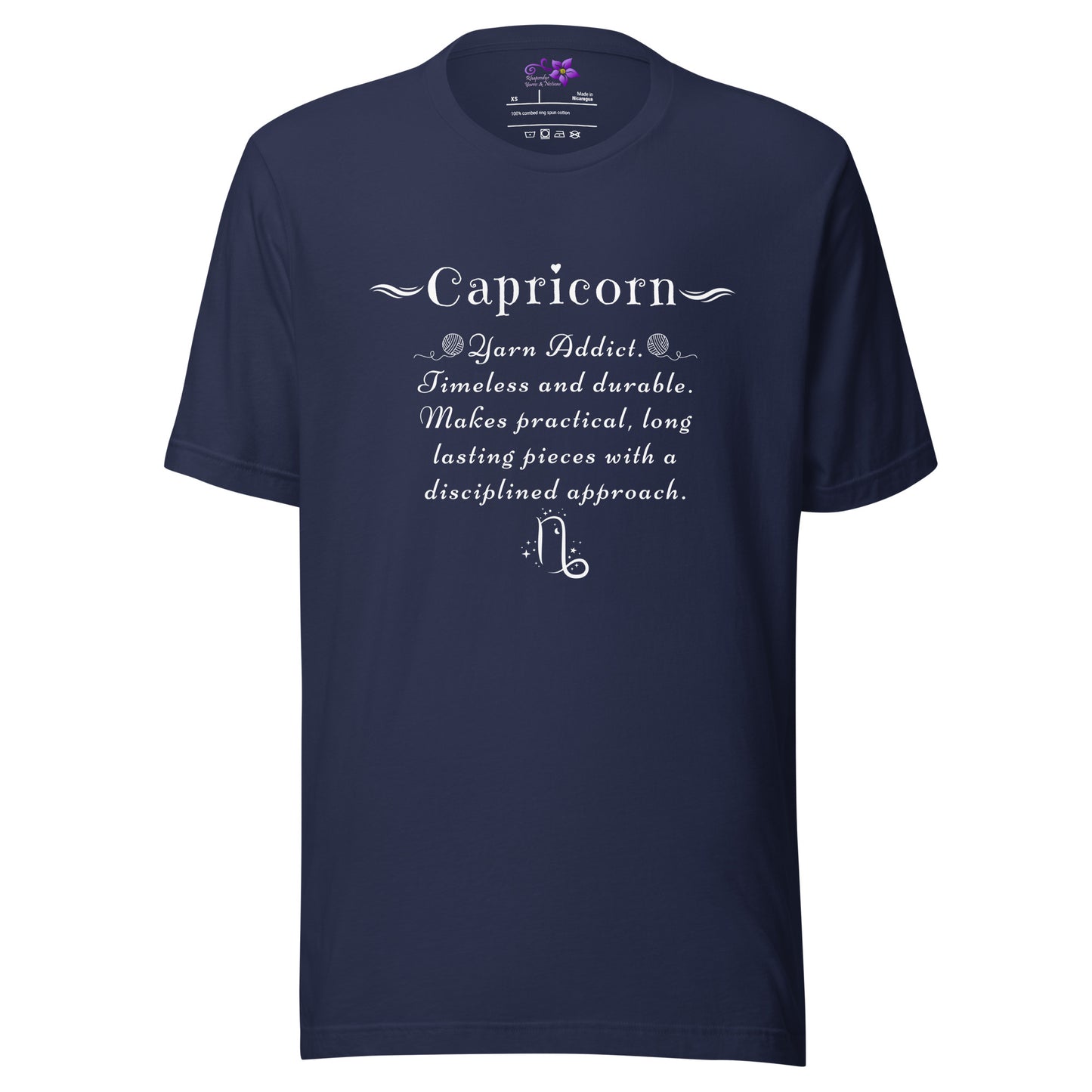 Crafters Zodiac - 'Capricorn' Crew Neck T-Shirt