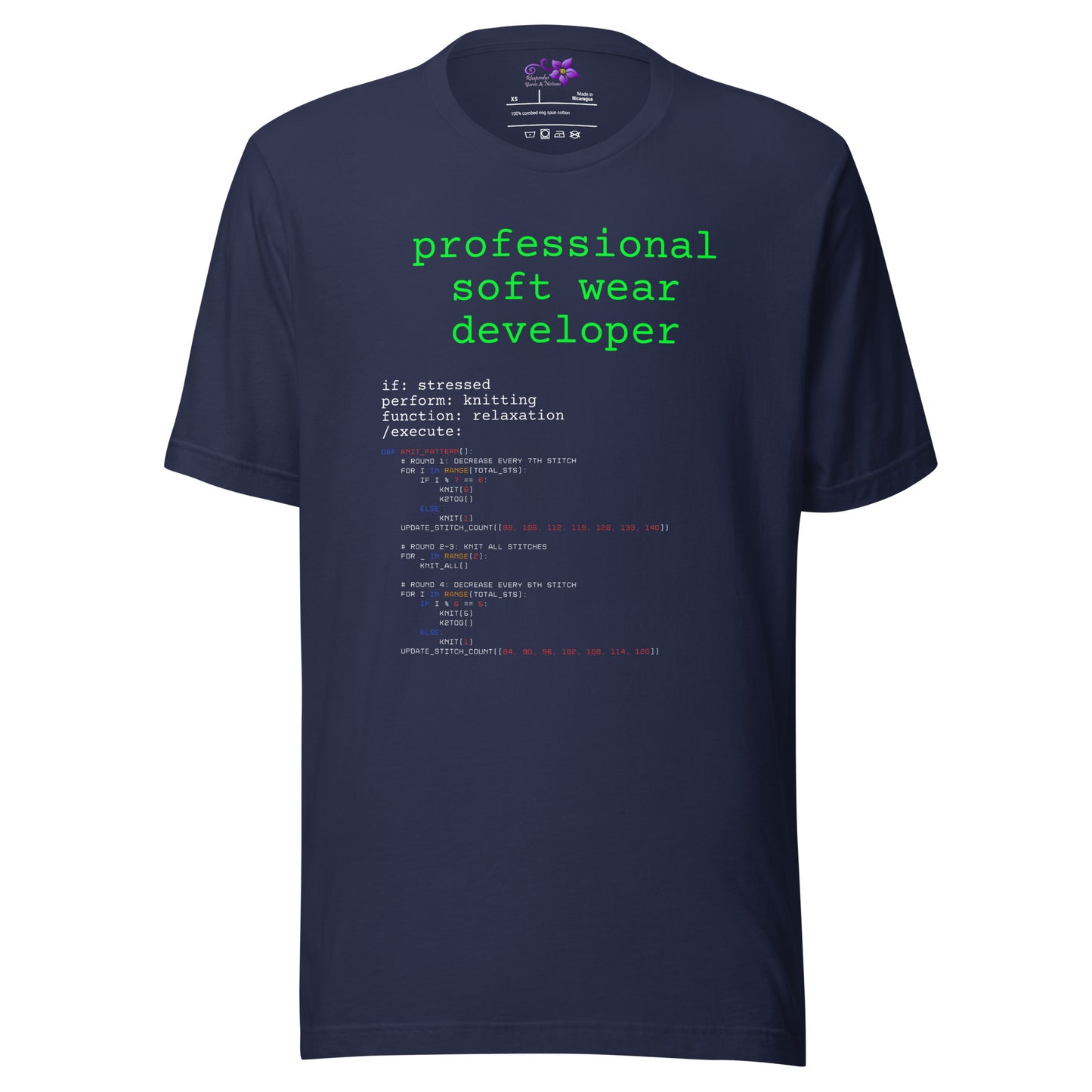 'Soft wear Developer' Crew Neck t-shirt