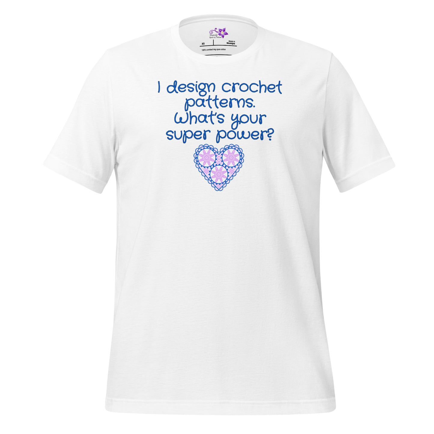 'Crochet Designer' Crew Neck T-Shirt