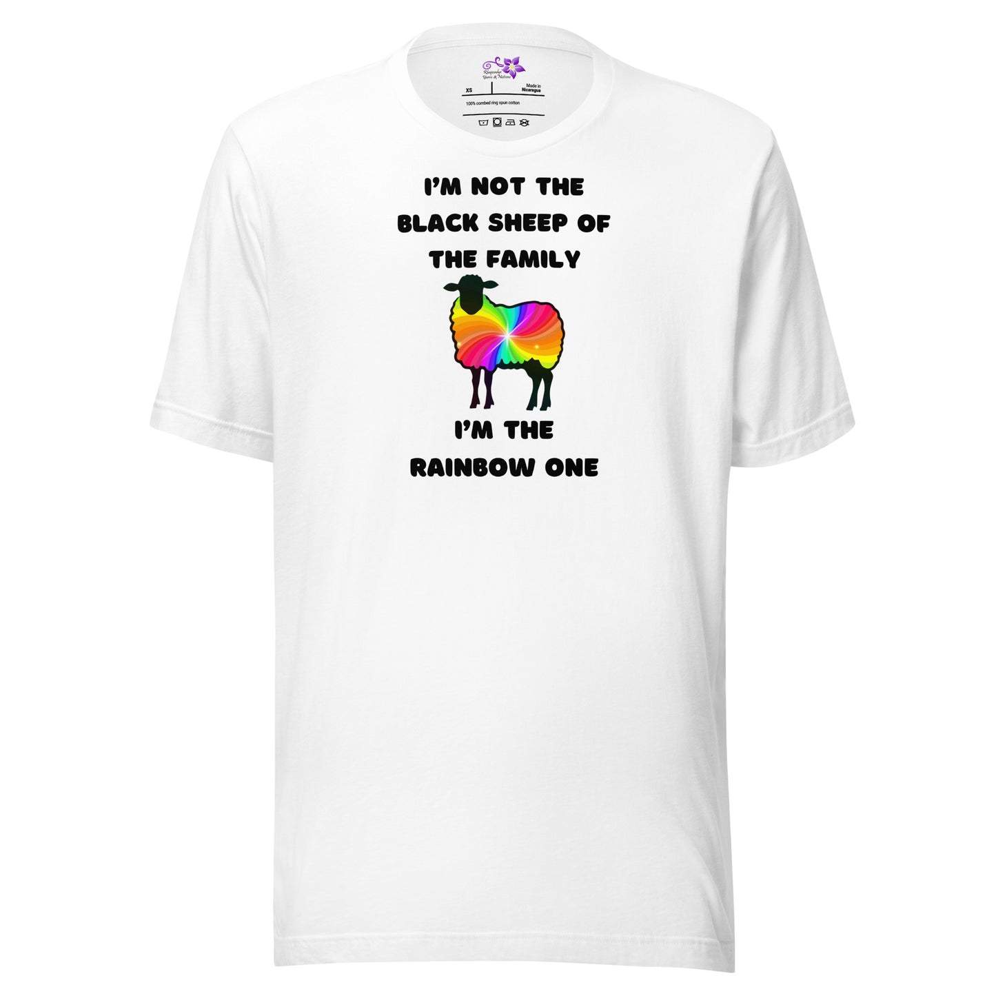 'Rainbow Sheep' Crew neck T-Shirt