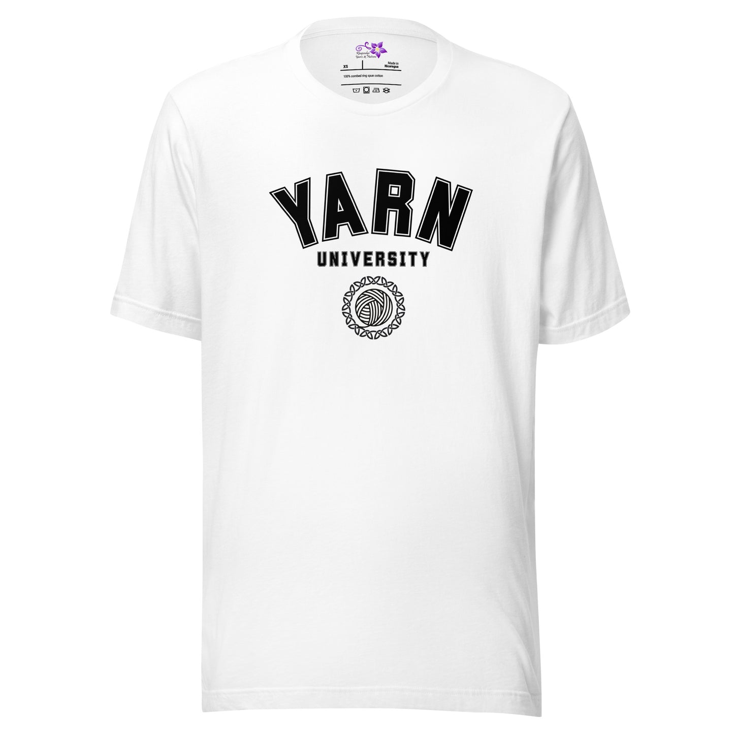 'Yarn University' Crew Neck T-Shirt