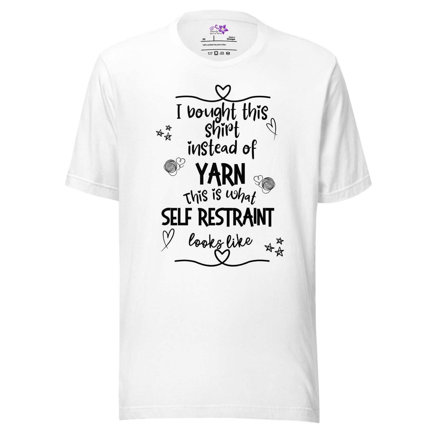 'Self Restraint' Crew Neck T-Shirt