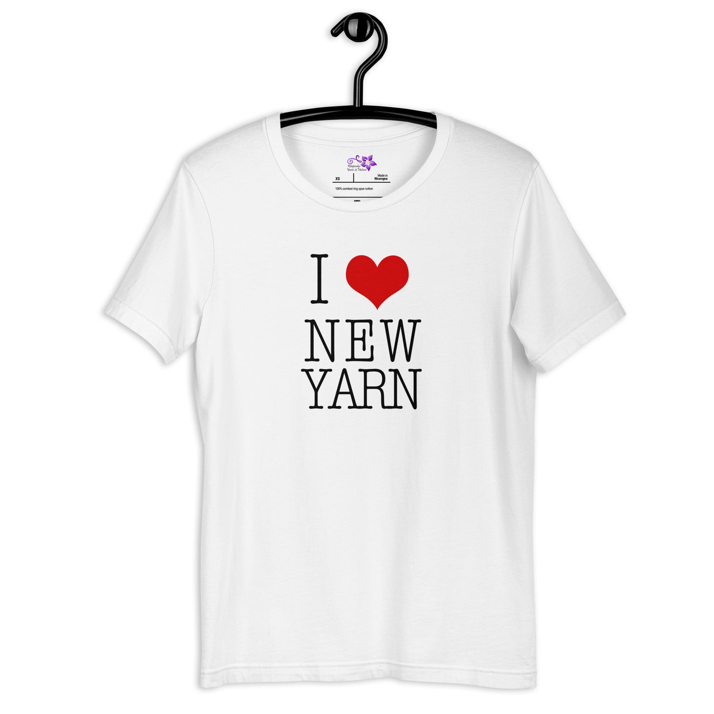 I Heart New Yarn Crew Neck T-Shirt