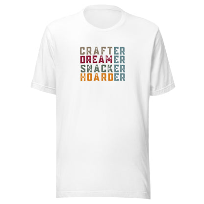 'Crafter / Dreamer' (no border) t-shirt