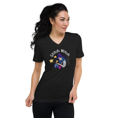 Stitch Witch V-Neck T-Shirt