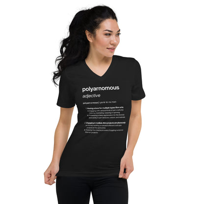 'Polyarnomous' V-Neck T-Shirt