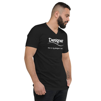 Designer Unisex V-Neck T-Shirt