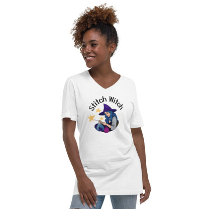 Stitch Witch V-Neck T-Shirt