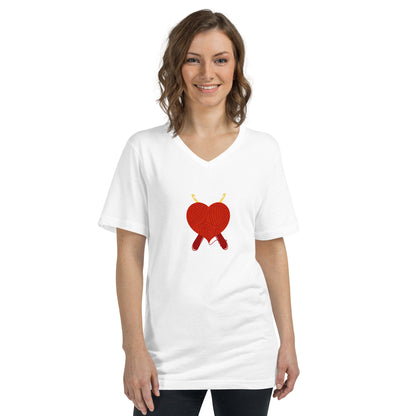 Crochet is my Cardio V-Neck T-Shirt