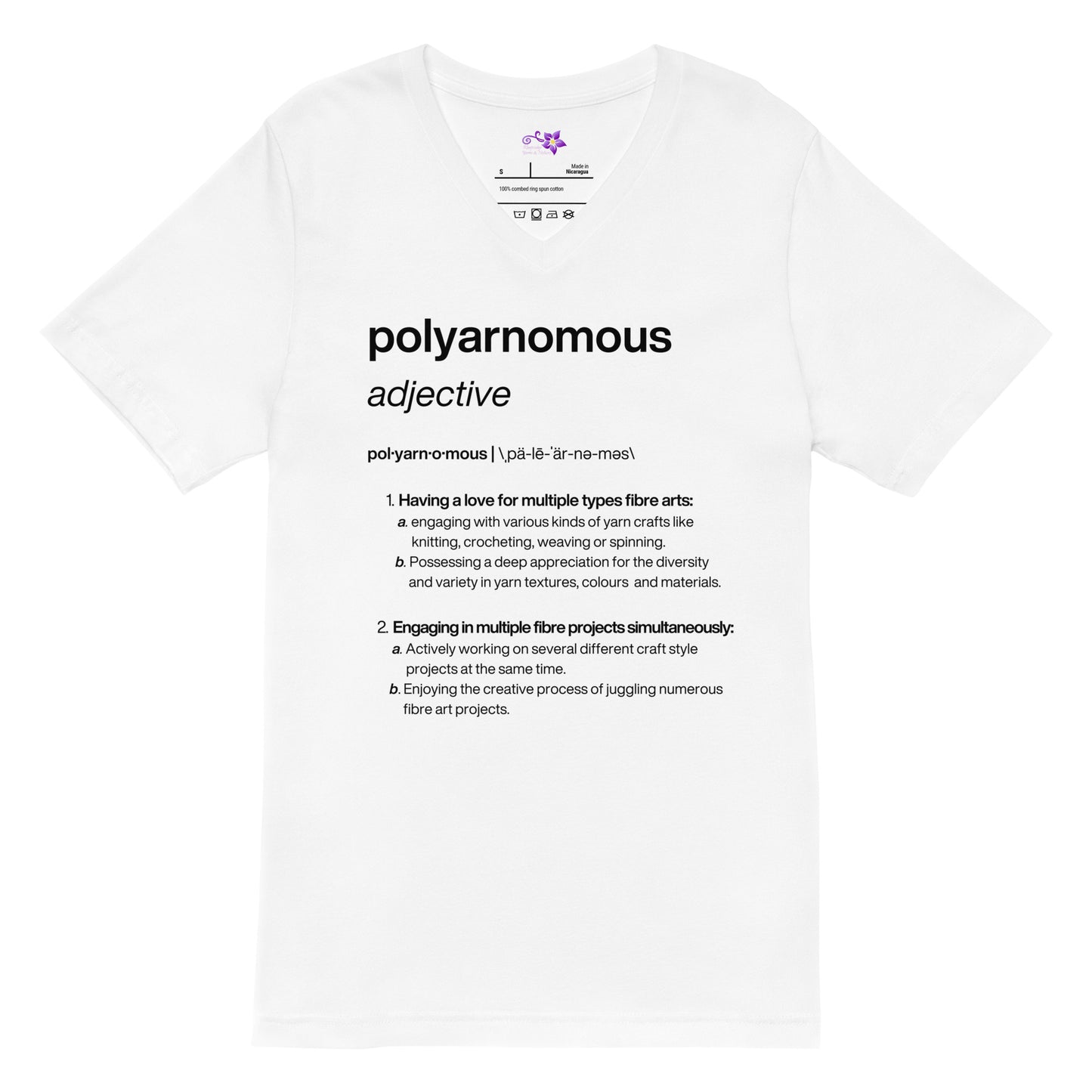 'Polyarnomous' V-Neck T-Shirt