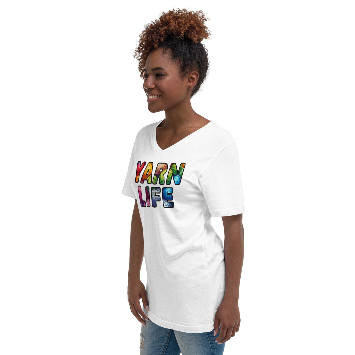 Yarn Life V-Neck T-Shirt